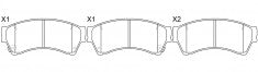 NIBK, Brake Pad, AN-759WK, PN5806, AKEBONO