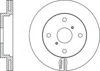 Rotor Disc, NIBK, 43512-0D060, RN1436V, TOYOTA (019114)