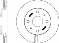จานโรเตอร์, NIBK, 562088B, RN1114V, BENDIX (018182)
