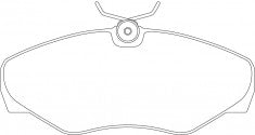 ผ้าเบรค NIBK DB1962 PN0198 BENDIX AUS (018502)