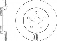 Rotor Disc, NIBK, 26300FE070, RN1477V, SUBARU (018748)