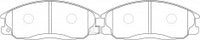NIBK, Brake Pad, DB1450, PN0103, BENDIX AUS