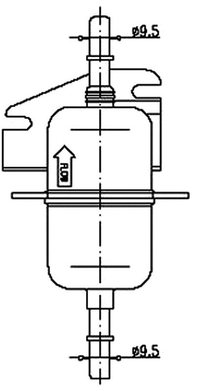 JS,, Petrol Filter (INJECTOR & CARBURETOR), 46416184, FS140J, FIAT
