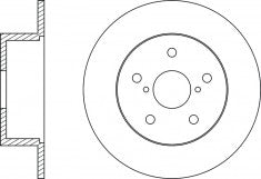 Rotor Disc, NIBK, 26700-AG000, RN1509, SUBARU (018761)