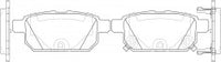 NIBK, Brake Pad, AN-773WK, PN9808, AKEBONO