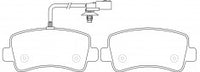 NIBK, Brake Pad, 44060-00Q0L, PN0638W, NISSAN
