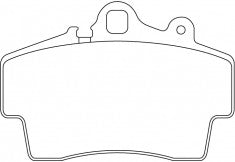 ผ้าเบรค NIBK DB1444 PN0129 BENDIX AUS (018627)