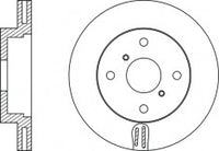 Rotor Disc, NIBK, 43512-20530, RN1484V, TOYOTA (018876)