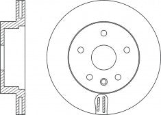 Rotor Disc, NIBK, 8K0 615 301, RN33003V, VAG (009673)