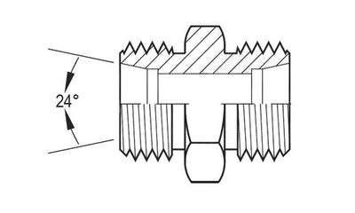 5000S-16 | 16 mm tube (M24x1.5 thread) DIN Union (089803)