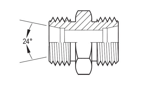 5000S-16 | 16 mm tube (M24x1.5 thread) DIN Union (089803)
