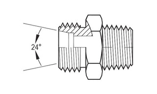 5011LL-08-04 | 08 mm tube (M12x1.0 thread) X 1/4" Male BSPT (089940)