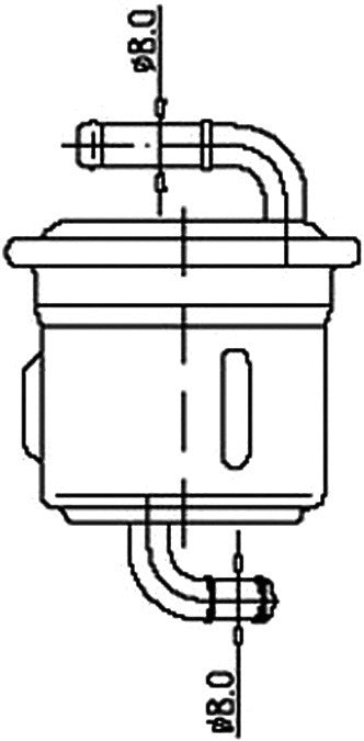 JS,, Petrol Filter (INJECTOR & CARBURETOR), 15410-67030, FS7008, MARUTI SUZUKI