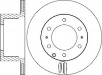 Rotor Disc, NIBK, 42431-60080, RN1831V, TOYOTA (019056)