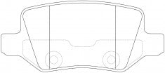 ผ้าเบรค NIBK DB2020 PN0214 BENDIX AUS (017845)