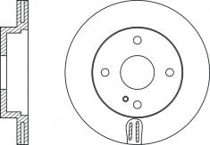 Rotor Disc, NIBK, 561871B, RN1064V, BENDIX (009971)