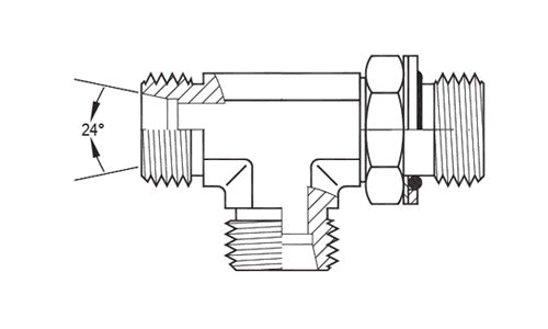 5168S-06-06-12 | 06 mm tube (M14x1.5 thread) DIN X 12 mm Male Metric (090261)