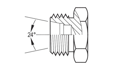 5203S-38 | ท่อ 38 มม. (เกลียว M52x2.0) ปลั๊กท่อ DIN (090350)