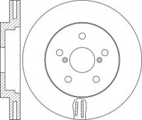 จานโรเตอร์, NIBK, 43512-02210, RN1471V, TOYOTA (018842)