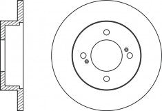 Rotor Disc, NIBK, 1A06-33-251, RN1985, MAZDA (018035)