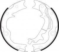 NIBK, Brake Shoes, S988-1662, FN11009, FMSI