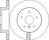 Rotor Disc, NIBK, 34 21 6 793 246, RN1716V, BMW (016712)