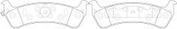 NIBK, Brake Pad, D625-7502A, PN0111, FMSI