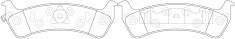 ผ้าเบรค, NIBK, D625-7502A, PN0111, FMSI (017668)