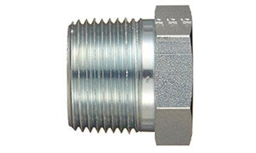 hydraulic fittings, 5406-06-02 - Hex Reducer Bushing, 3/8" NPTF Male x 1/8" NPTF Female (010961)