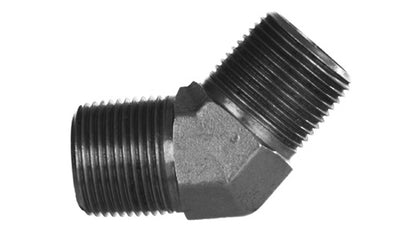 5501-16-16 - ข้องอ 45Â° ตัวผู้ 1" NPTF x 1" ข้อต่อไฮดรอลิกตัวผู้ NPTF (080080)