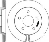 จานโรเตอร์, NIBK, 561950B, RN1057V, BENDIX (016921)