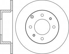 Rotor Disc, NIBK, 58411-38310, RN1175, HYUNDAI (017529)