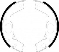 NIBK, Brake Shoes, MB618914, FN0568, MITSUBISHI