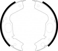 NIBK, Brake Shoes, MB618914, FN0568, MITSUBISHI