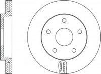 Rotor Disc, NIBK, 4A0615301C, RN1050V, AUDI (009548)