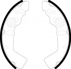 NIBK, Brake Shoes, K7720, FN7720, KASHIYAMA
