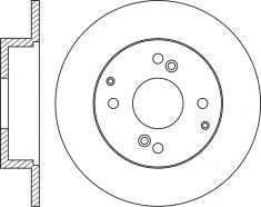 Rotor Disc, NIBK, 561952B, RN1054, BENDIX (018680)