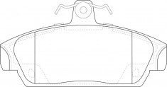 ผ้าเบรค NIBK DB2053 PN0263 BENDIX AUS (018676)