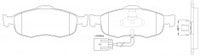 NIBK, Brake Pad, 571522B, PN0277W, BENDIX EUR