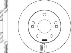 Rotor Disc, NIBK, 51712-A6000, RN1562V, HYUNDAI (017697)