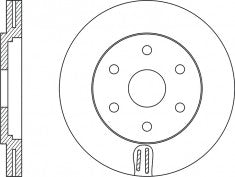 Rotor Disc, NIBK, 202065X00A, RN1416V, NISSAN (018482)