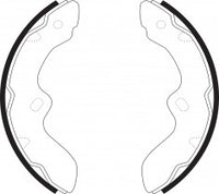 NIBK, Brake Shoes, NN-2063, FN1202, AKEBONO