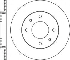 Rotor Disc, NIBK, 561555B, RN1396, BENDIX (017022)
