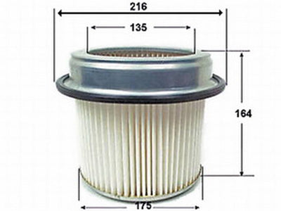 JS, Air Filter, 28103-43600, A343J, HYUNDAI