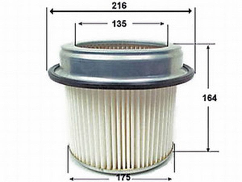 ไส้กรองอากาศ JS, 28103-43600, A343J, HYUNDAI (034156)
