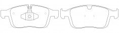 ผ้าเบรค NIBK, D1866-9095, PN0682, FMSI (019166)