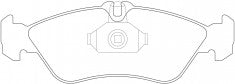 ผ้าเบรค NIBK DB1960 PN0169 BENDIX AUS (017817)