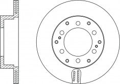Rotor Disc, NIBK, 42431-60270, RN1216V, LEXUS (018801)