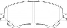 ผ้าเบรค NIBK AN-793WK, PN2804, AKEBONO (018514)