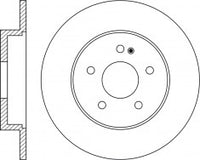 Rotor Disc, NIBK, A 000 423 05 12, RN1977, MERCEDES-BENZ (017874)